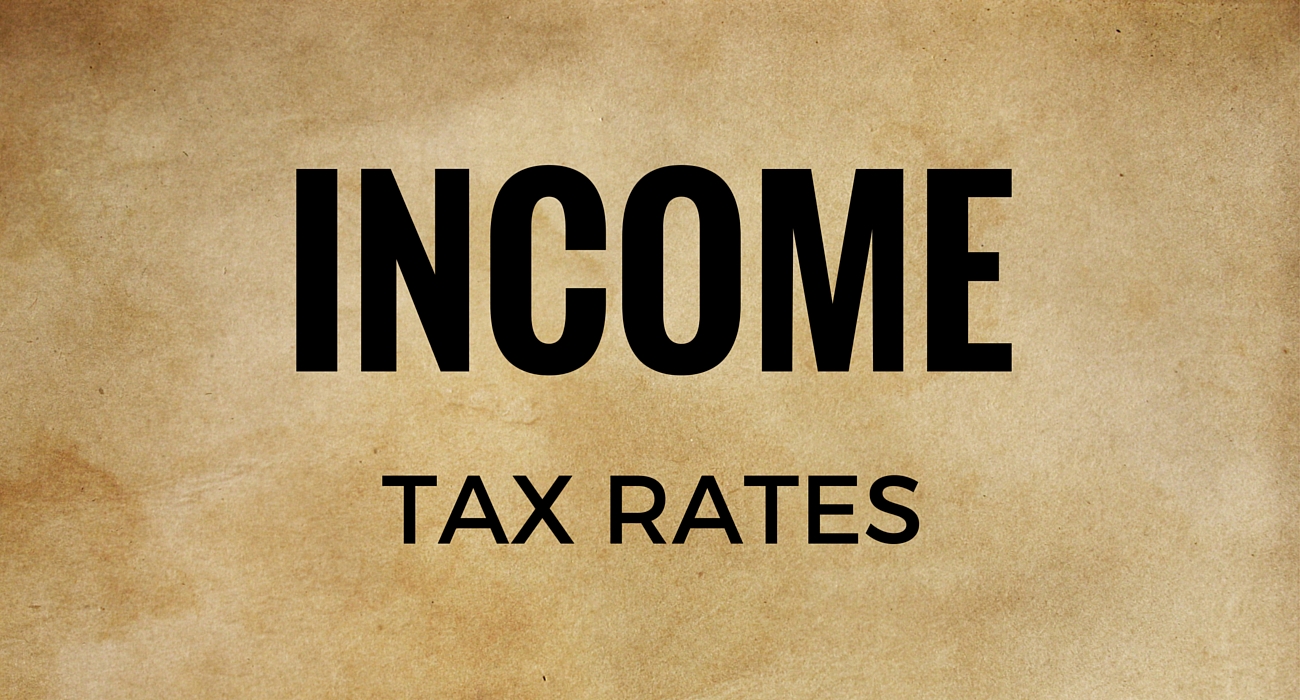 Income Tax: Rates of tax applicable in Year 2016-17