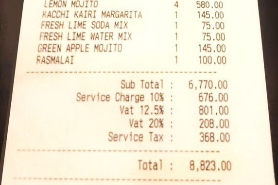 Service Charges Not Mandatory In Restaurants or Hotels