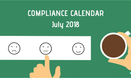 Due Dates Compliance Calendar for July 2018 in India